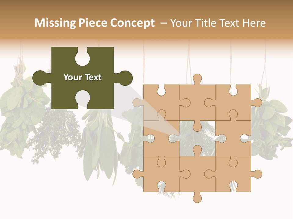 Sativa Clothespin Food PowerPoint Template