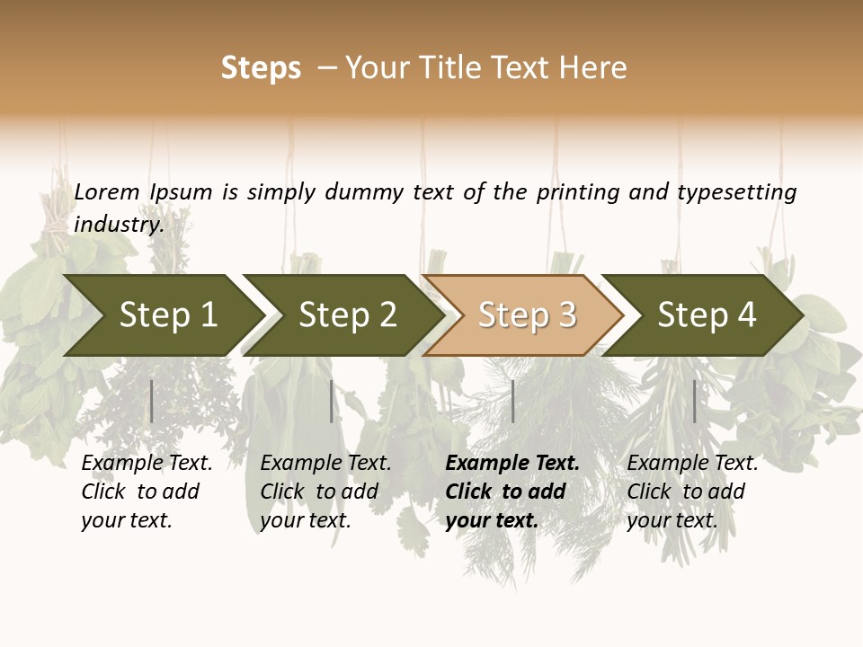 Sativa Clothespin Food PowerPoint Template