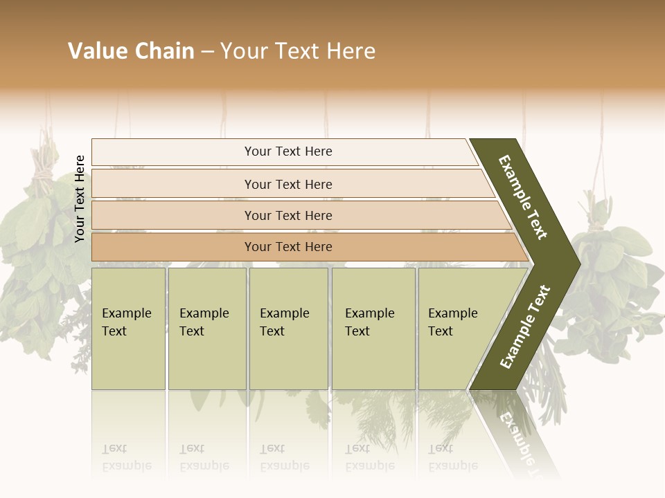Sativa Clothespin Food PowerPoint Template
