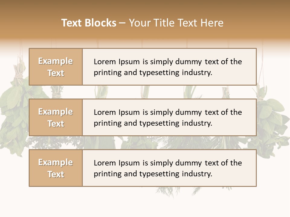 Sativa Clothespin Food PowerPoint Template