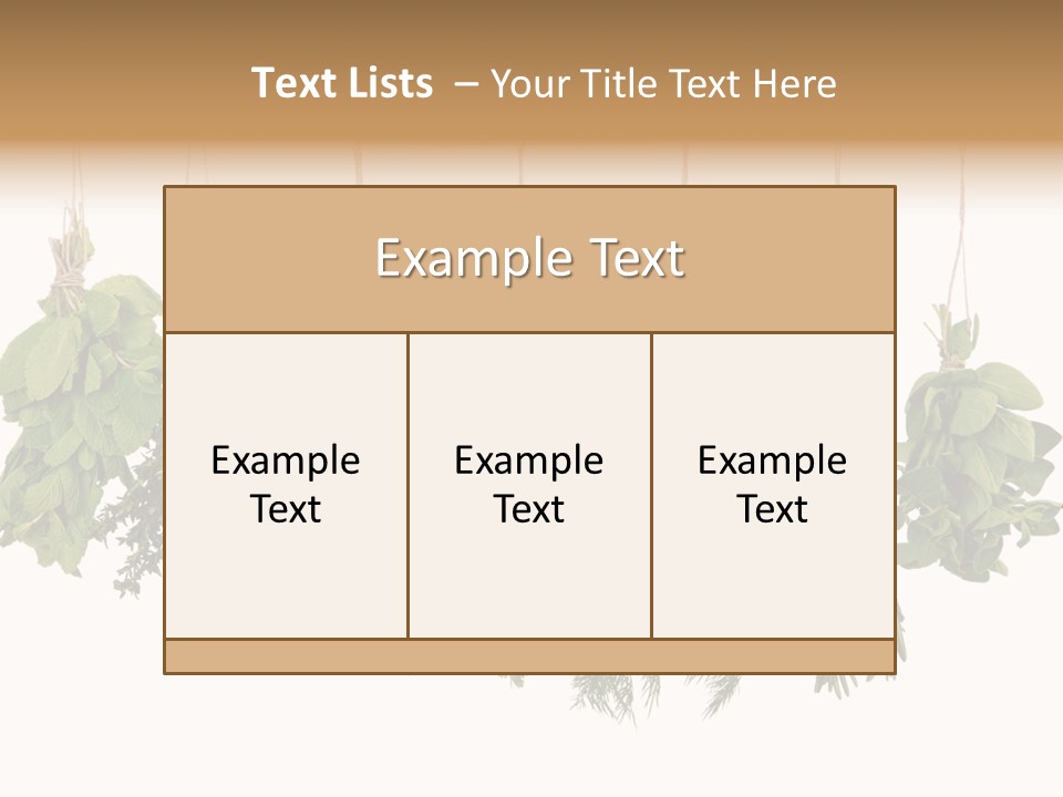 Sativa Clothespin Food PowerPoint Template