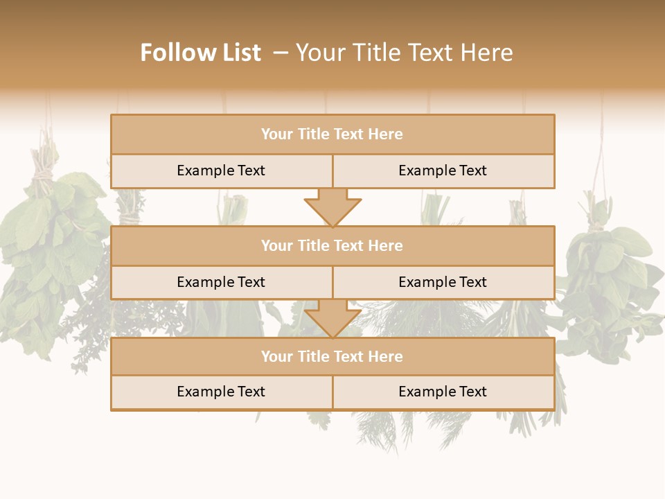 Sativa Clothespin Food PowerPoint Template