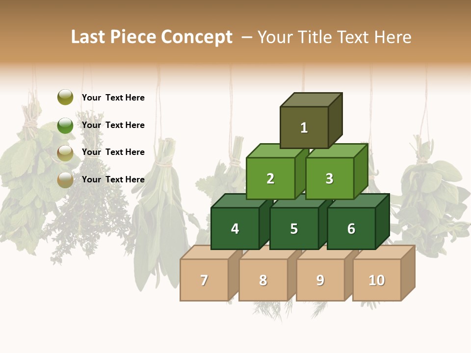 Sativa Clothespin Food PowerPoint Template