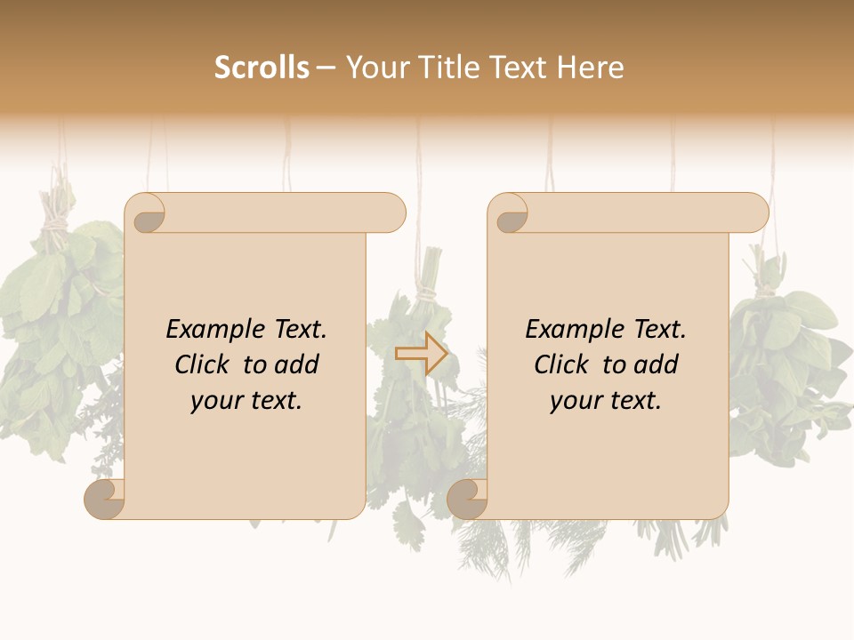 Sativa Clothespin Food PowerPoint Template