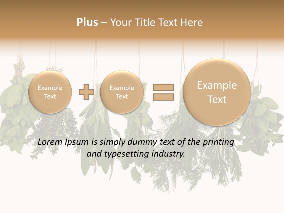 Sativa Clothespin Food PowerPoint Template