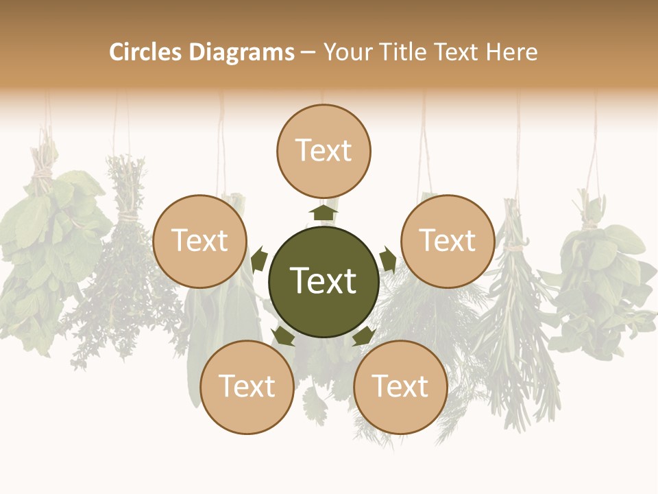 Sativa Clothespin Food PowerPoint Template