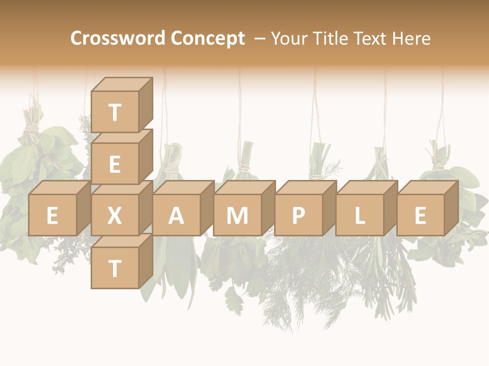 Sativa Clothespin Food PowerPoint Template