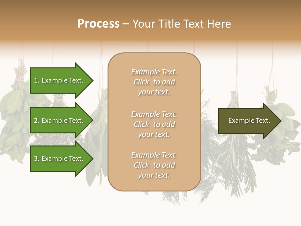 Sativa Clothespin Food PowerPoint Template