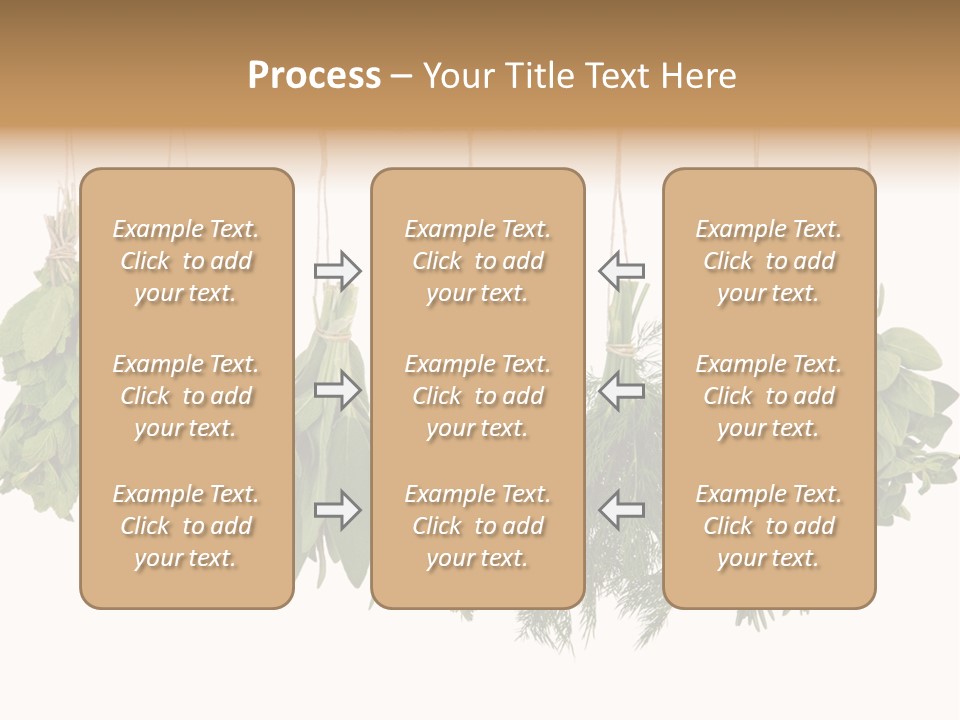 Sativa Clothespin Food PowerPoint Template