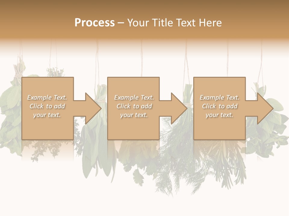 Sativa Clothespin Food PowerPoint Template