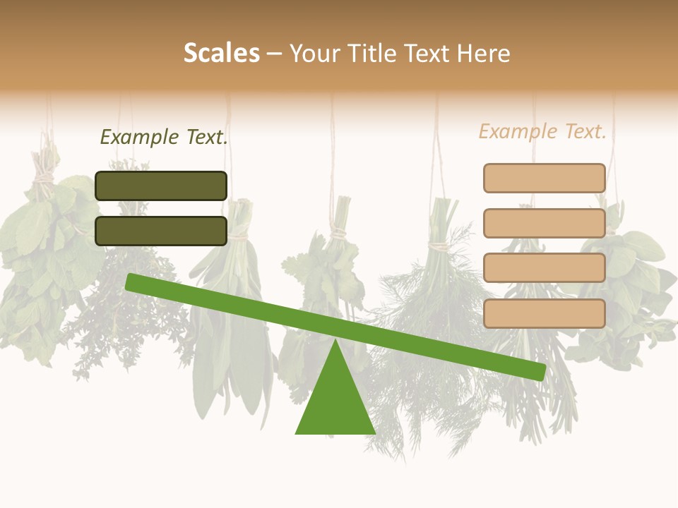 Sativa Clothespin Food PowerPoint Template
