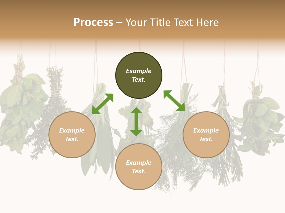 Sativa Clothespin Food PowerPoint Template