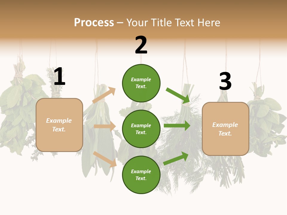 Sativa Clothespin Food PowerPoint Template