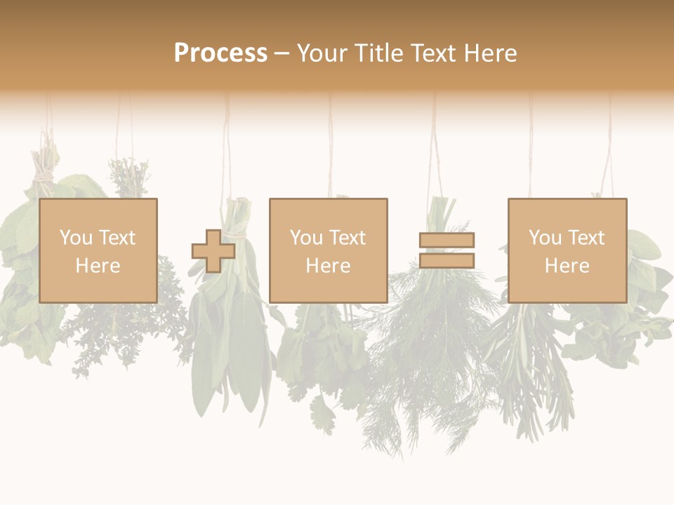 Sativa Clothespin Food PowerPoint Template
