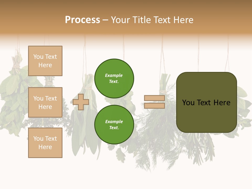 Sativa Clothespin Food PowerPoint Template