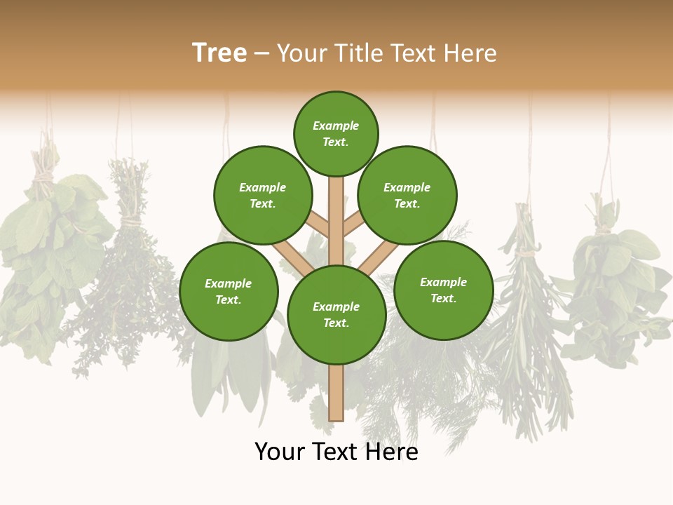 Sativa Clothespin Food PowerPoint Template