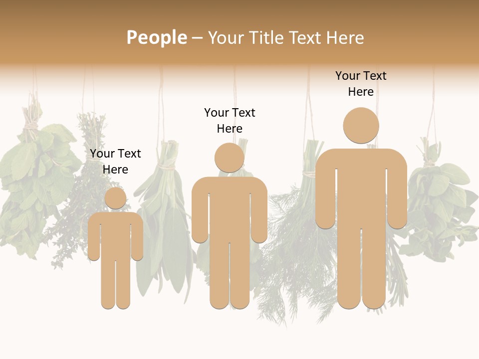 Sativa Clothespin Food PowerPoint Template