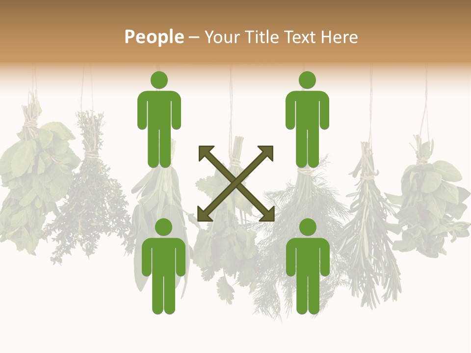 Sativa Clothespin Food PowerPoint Template