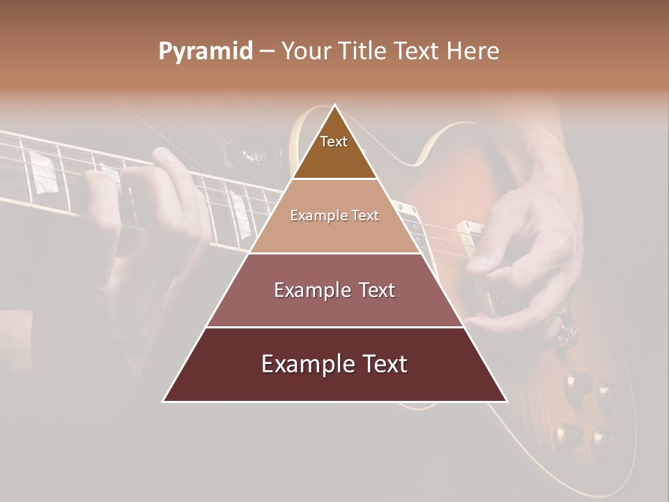 Blues Human Bass PowerPoint Template