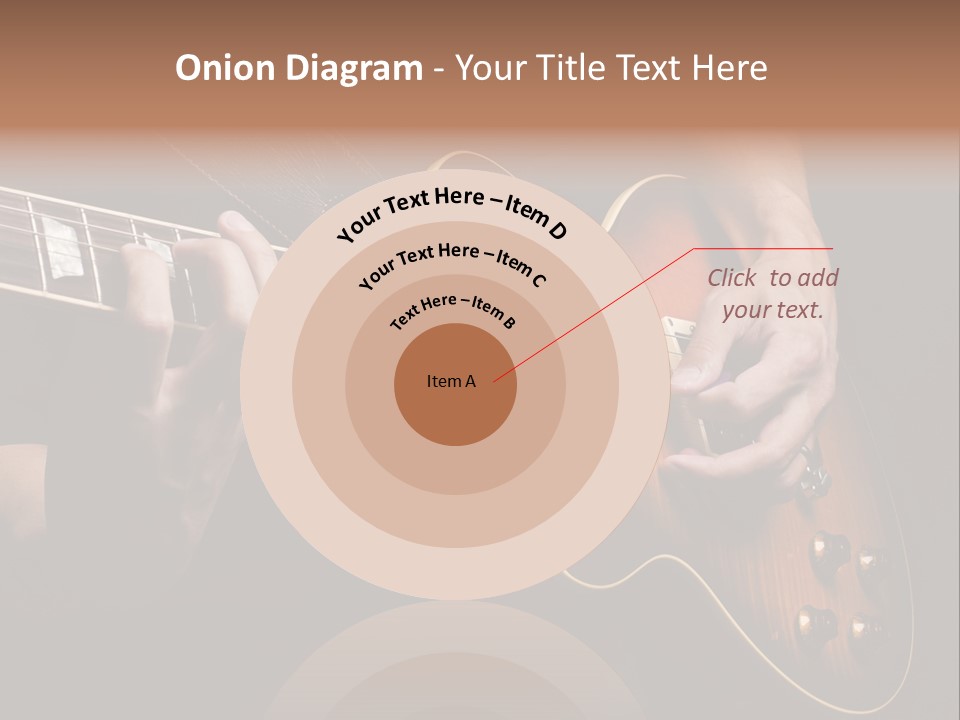 Blues Human Bass PowerPoint Template