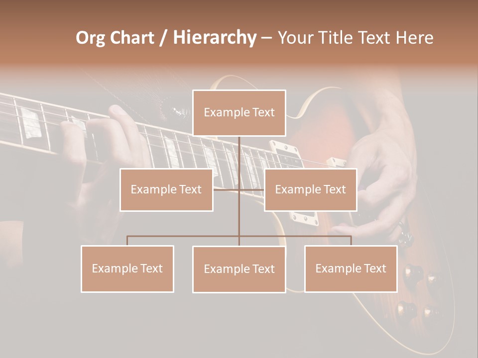 Blues Human Bass PowerPoint Template