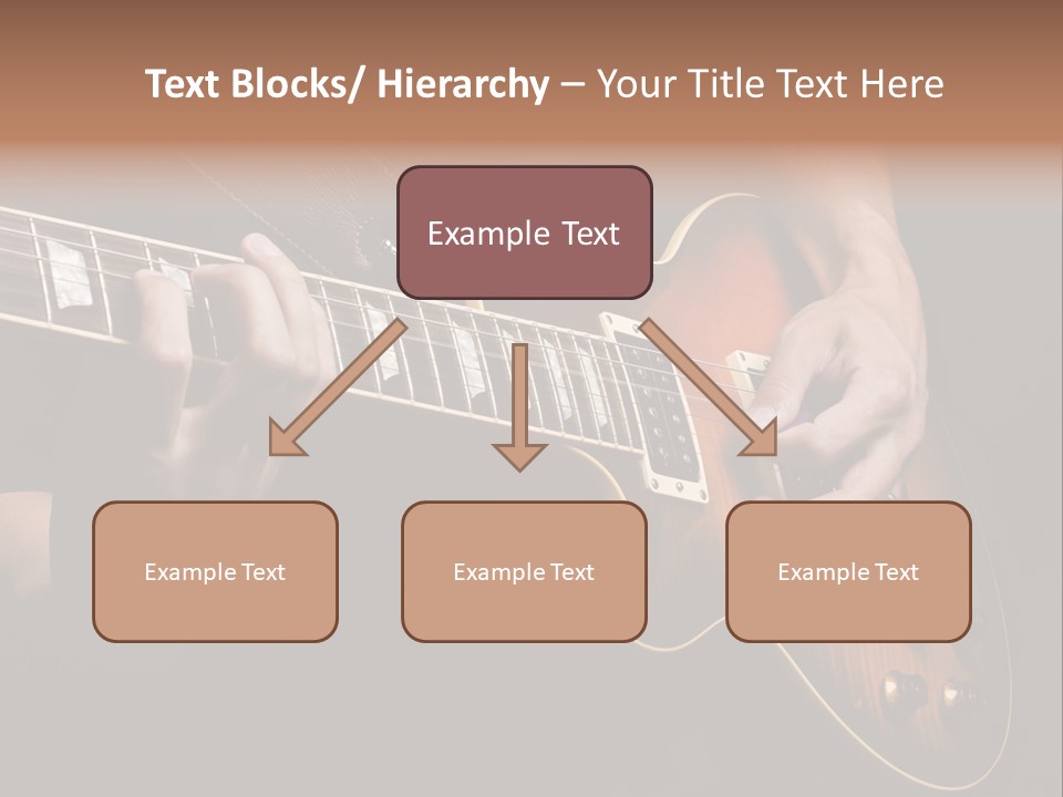 Blues Human Bass PowerPoint Template