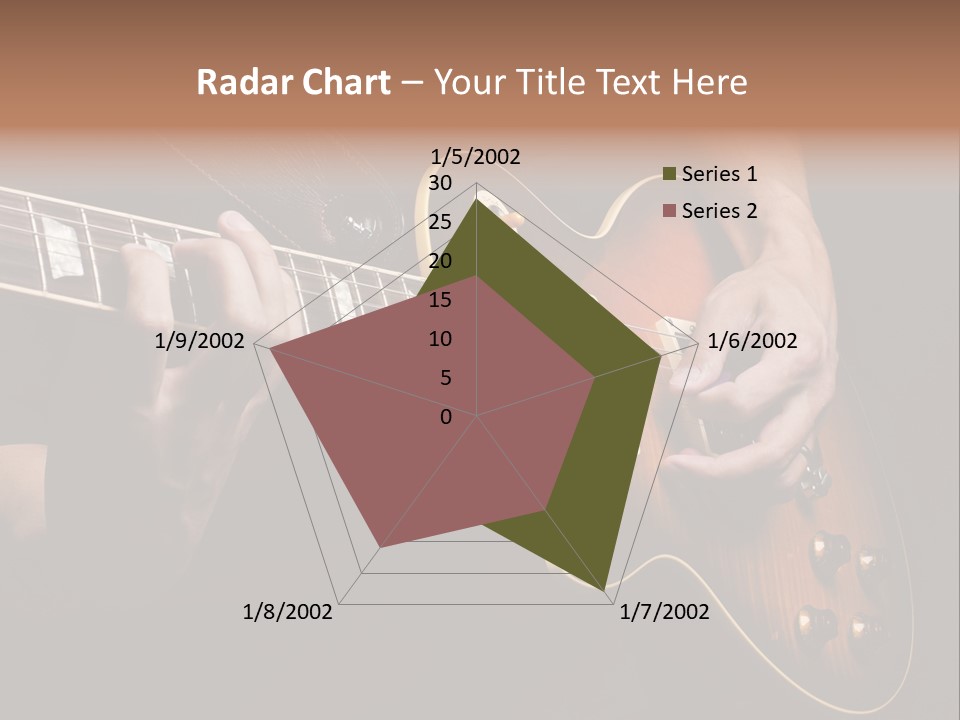 Blues Human Bass PowerPoint Template