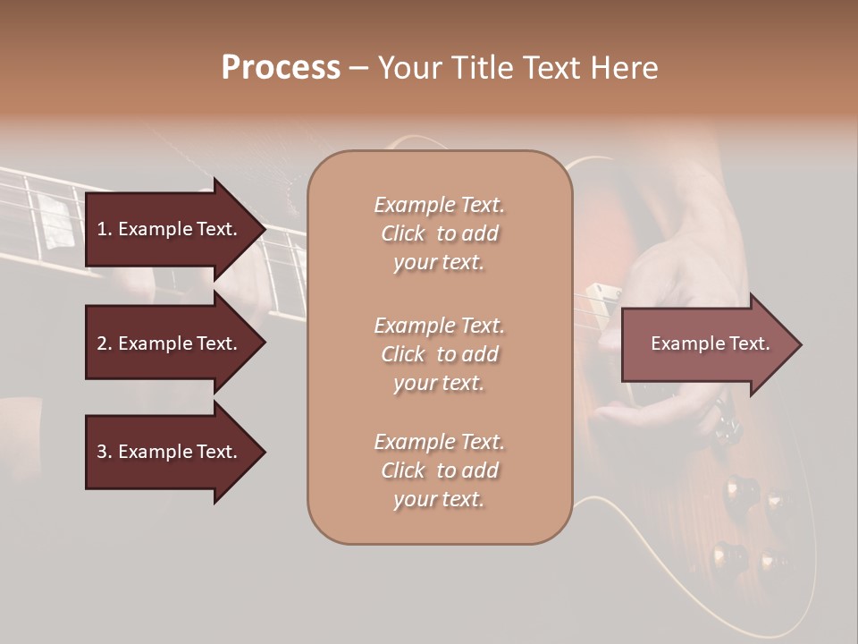 Blues Human Bass PowerPoint Template