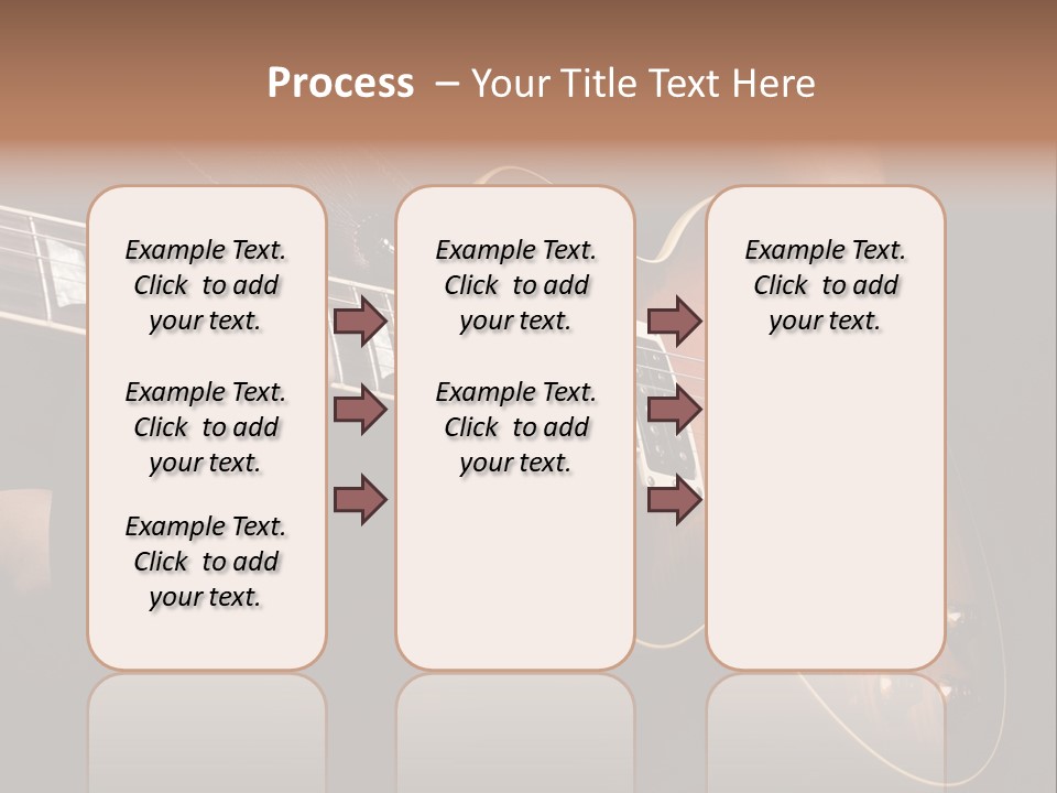 Blues Human Bass PowerPoint Template