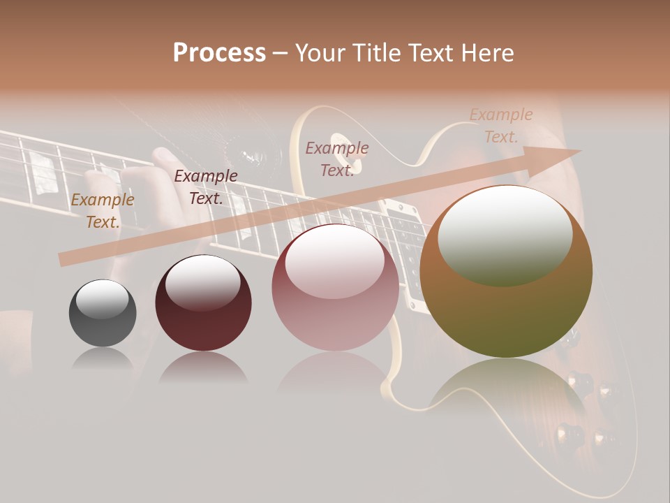 Blues Human Bass PowerPoint Template