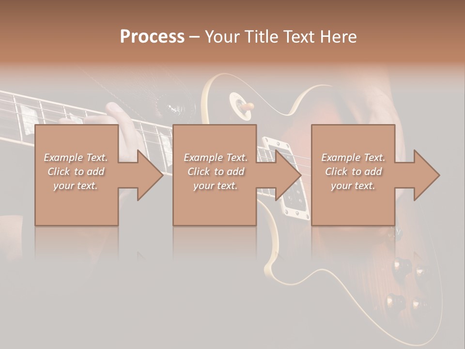 Blues Human Bass PowerPoint Template