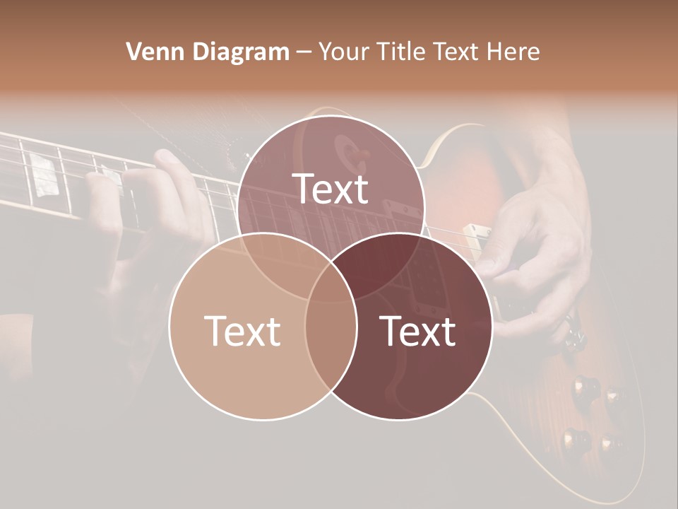 Blues Human Bass PowerPoint Template