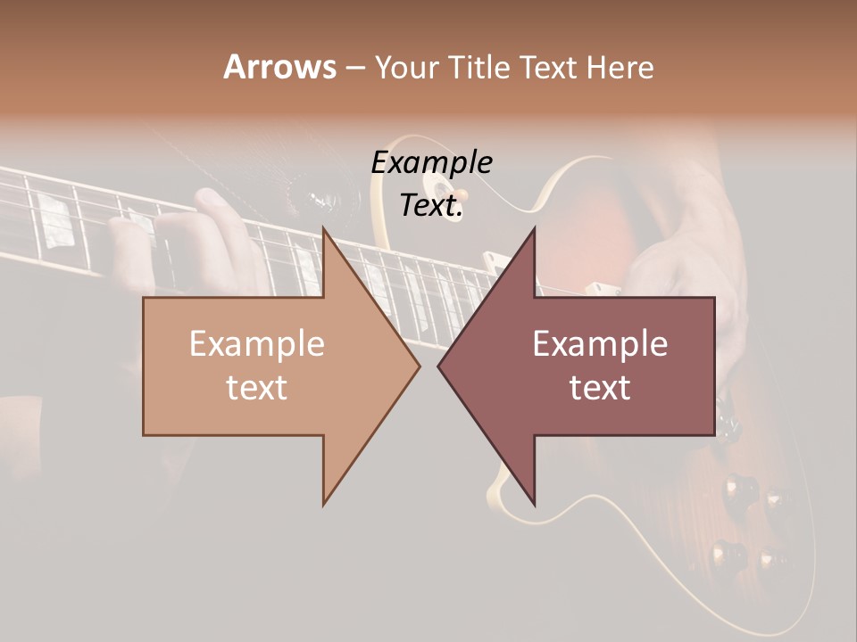 Blues Human Bass PowerPoint Template