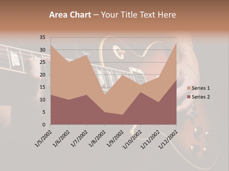Blues Human Bass PowerPoint Template
