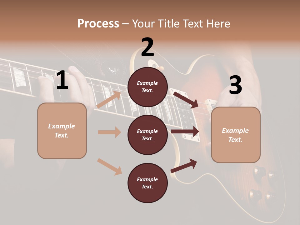 Blues Human Bass PowerPoint Template