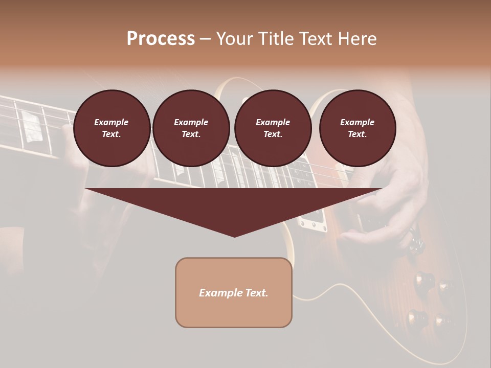 Blues Human Bass PowerPoint Template
