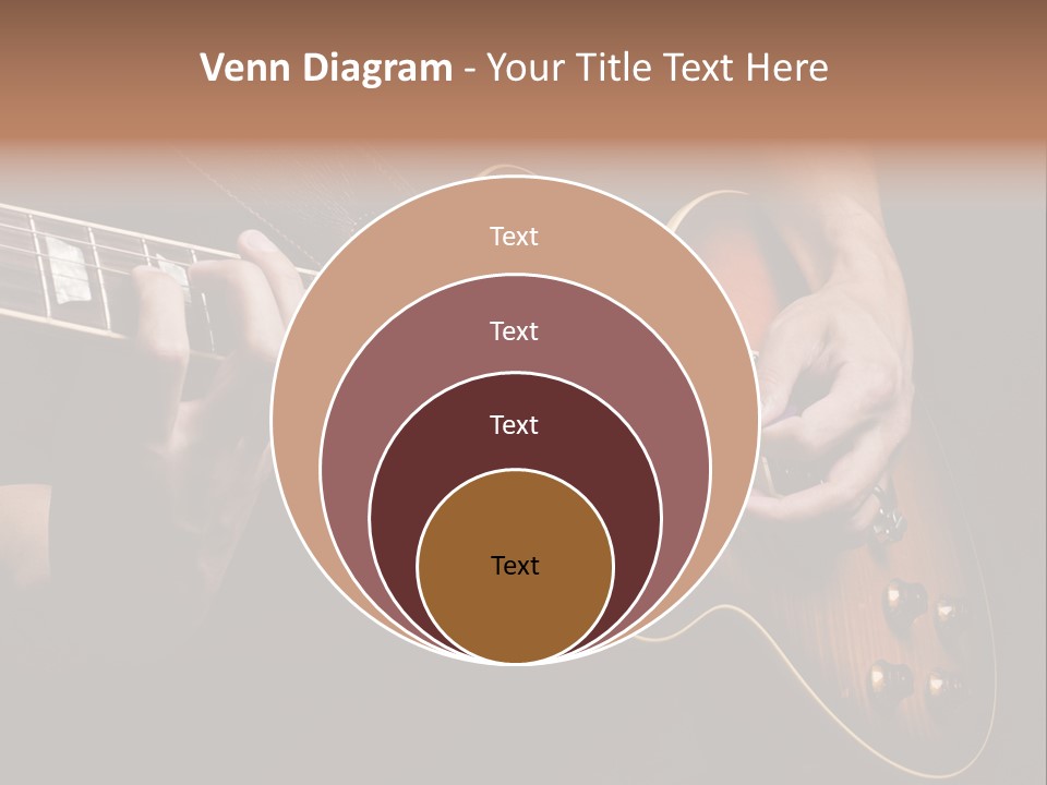 Blues Human Bass PowerPoint Template