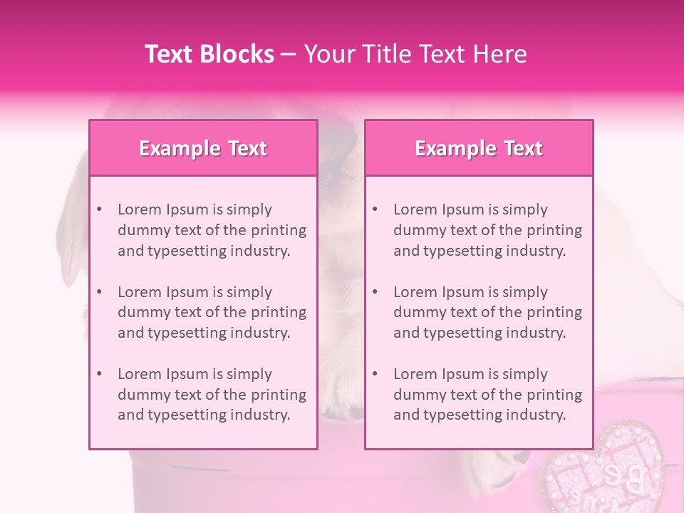 Critter Two Doggy PowerPoint Template