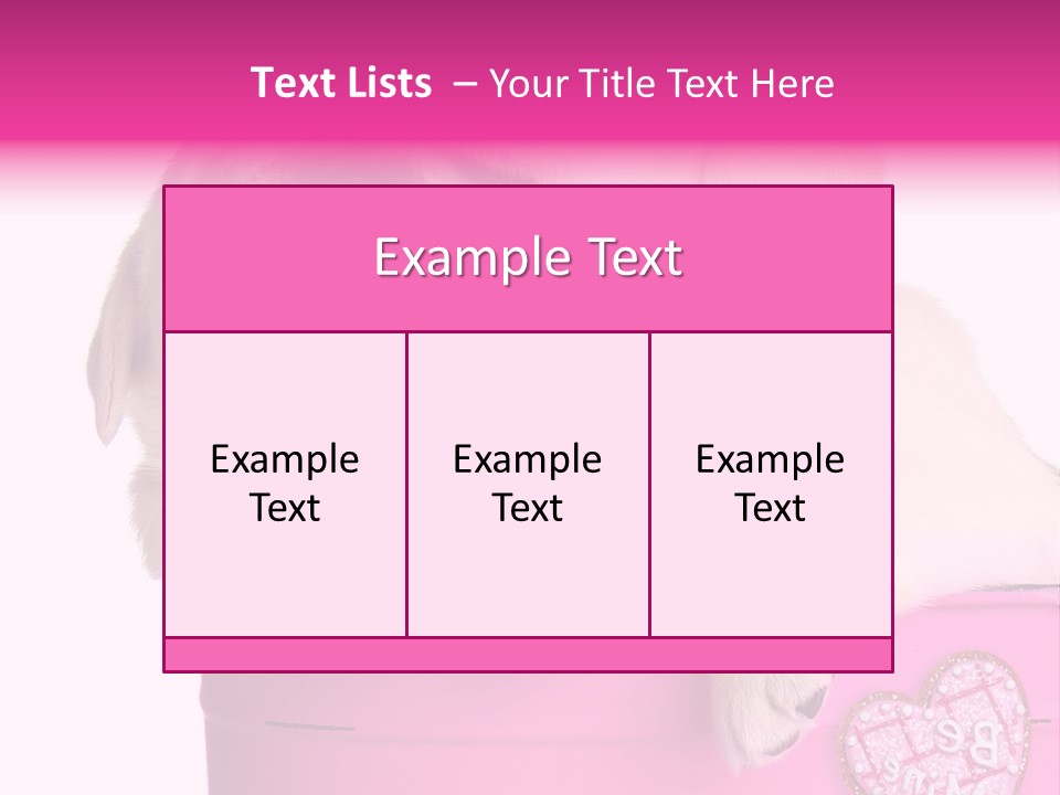 Critter Two Doggy PowerPoint Template