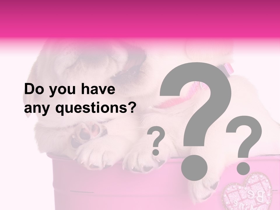 Critter Two Doggy PowerPoint Template