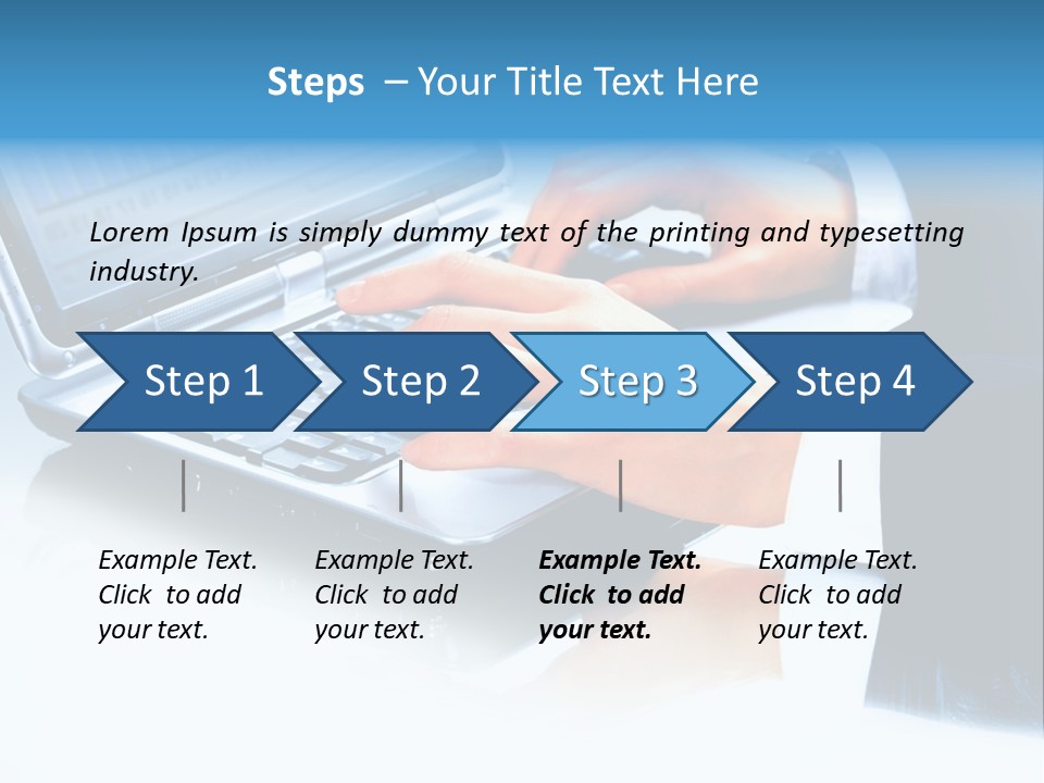 Push Specialist Modern PowerPoint Template