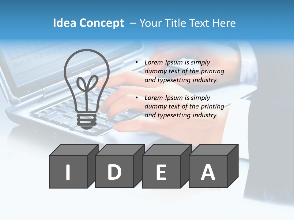 Push Specialist Modern PowerPoint Template