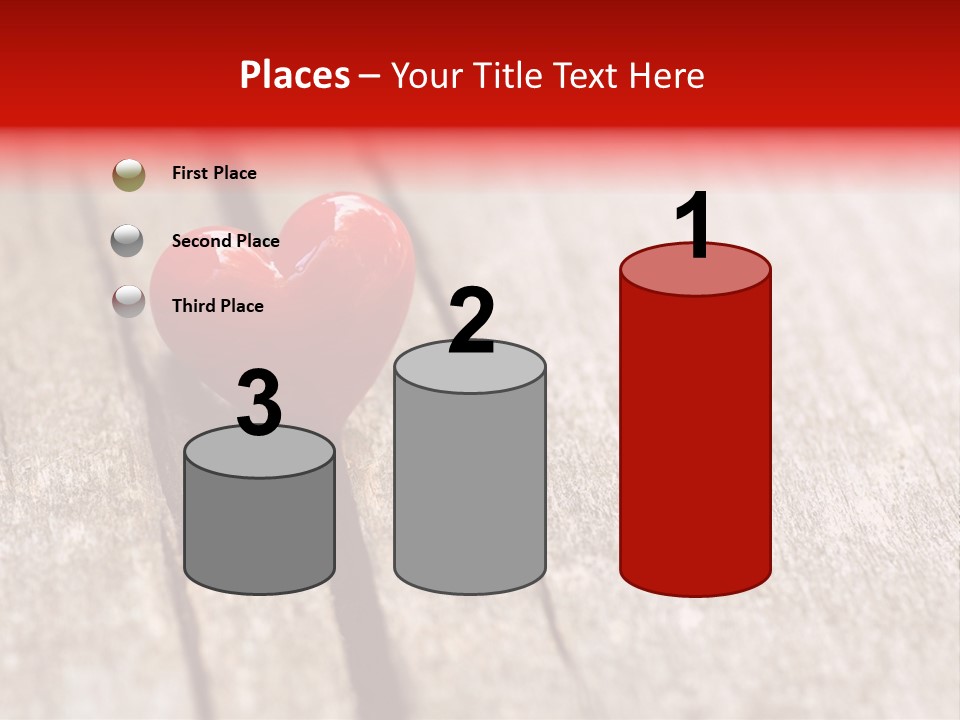 February Decoration Texture PowerPoint Template