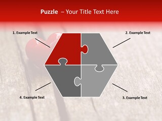 February Decoration Texture PowerPoint Template