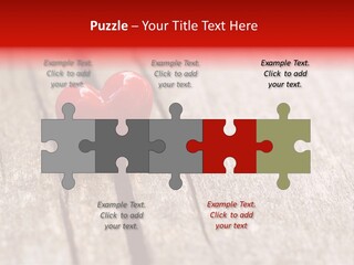February Decoration Texture PowerPoint Template