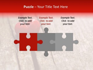 February Decoration Texture PowerPoint Template