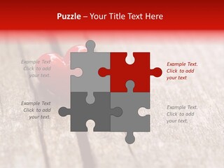 February Decoration Texture PowerPoint Template