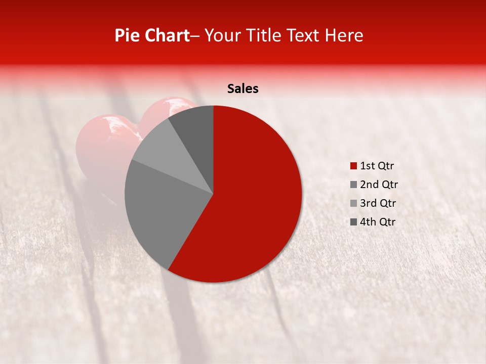 February Decoration Texture PowerPoint Template