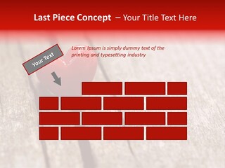 February Decoration Texture PowerPoint Template