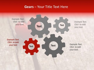 February Decoration Texture PowerPoint Template